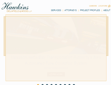Tablet Screenshot of hawkins.com